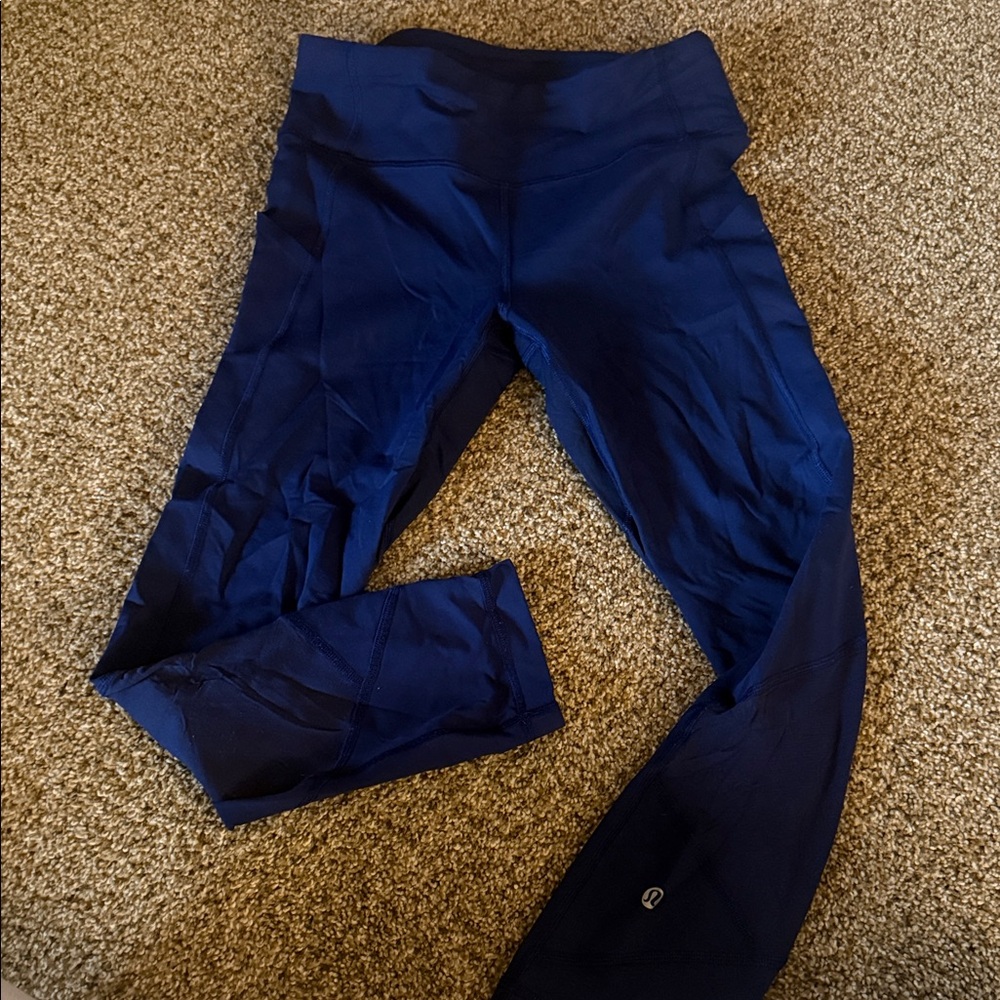 Lululemon Deep Navy Athletic Leggings